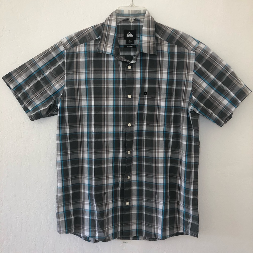Everyday Check Short Sleeve Shirt- size L